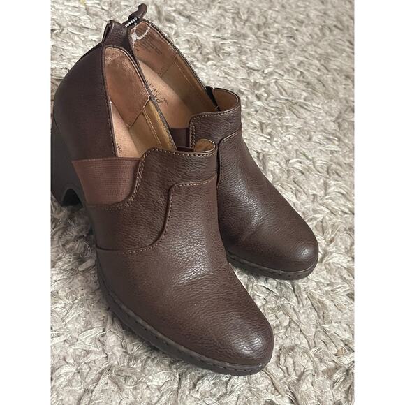 Croft & Barrow Ortholite Women's Brown Ankle Slip On Size 9 - Picture 4 of 11